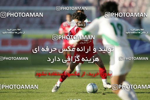 1574947, Tehran, , لیگ برتر فوتبال ایران، Persian Gulf Cup، Week 19، Second Leg، Persepolis 2 v 1 Shamoushak Noshahr on 2006/01/20 at Azadi Stadium