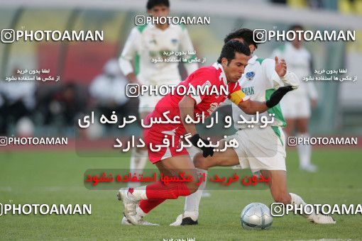 1575058, Tehran, , لیگ برتر فوتبال ایران، Persian Gulf Cup، Week 19، Second Leg، Persepolis 2 v 1 Shamoushak Noshahr on 2006/01/20 at Azadi Stadium