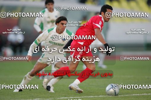 1574994, Tehran, , لیگ برتر فوتبال ایران، Persian Gulf Cup، Week 19، Second Leg، Persepolis 2 v 1 Shamoushak Noshahr on 2006/01/20 at Azadi Stadium