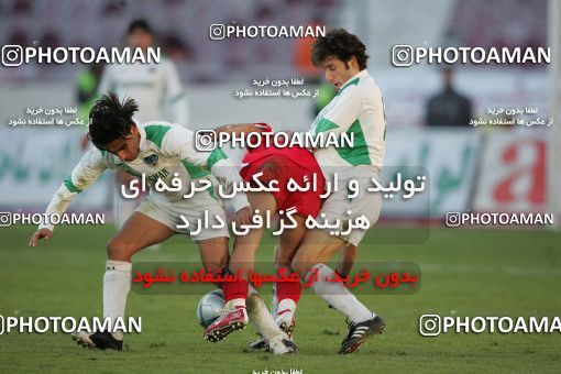 1574931, Tehran, , لیگ برتر فوتبال ایران، Persian Gulf Cup، Week 19، Second Leg، Persepolis 2 v 1 Shamoushak Noshahr on 2006/01/20 at Azadi Stadium