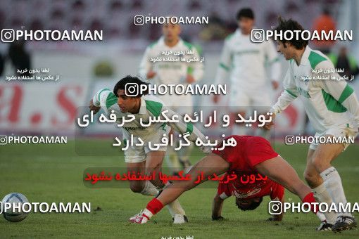 1575099, Tehran, , لیگ برتر فوتبال ایران، Persian Gulf Cup، Week 19، Second Leg، Persepolis 2 v 1 Shamoushak Noshahr on 2006/01/20 at Azadi Stadium