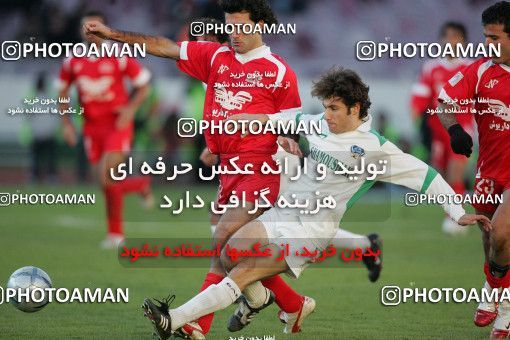 1574943, Tehran, , لیگ برتر فوتبال ایران، Persian Gulf Cup، Week 19، Second Leg، Persepolis 2 v 1 Shamoushak Noshahr on 2006/01/20 at Azadi Stadium