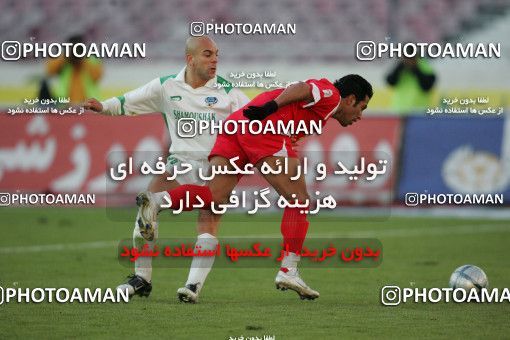 1575097, Tehran, , لیگ برتر فوتبال ایران، Persian Gulf Cup، Week 19، Second Leg، Persepolis 2 v 1 Shamoushak Noshahr on 2006/01/20 at Azadi Stadium