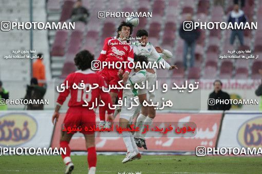 1574898, Tehran, , لیگ برتر فوتبال ایران، Persian Gulf Cup، Week 19، Second Leg، Persepolis 2 v 1 Shamoushak Noshahr on 2006/01/20 at Azadi Stadium