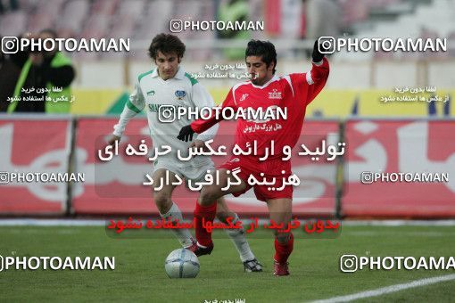 1574945, Tehran, , لیگ برتر فوتبال ایران، Persian Gulf Cup، Week 19، Second Leg، Persepolis 2 v 1 Shamoushak Noshahr on 2006/01/20 at Azadi Stadium