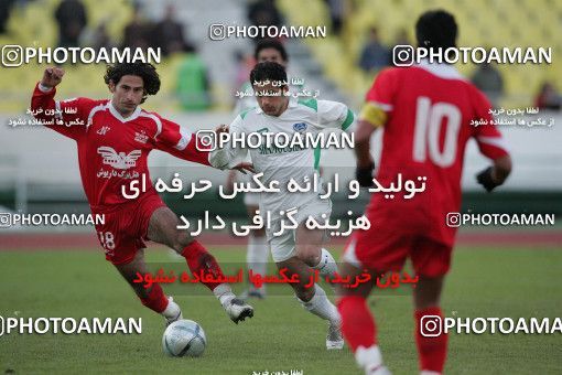 1575086, Tehran, , لیگ برتر فوتبال ایران، Persian Gulf Cup، Week 19، Second Leg، Persepolis 2 v 1 Shamoushak Noshahr on 2006/01/20 at Azadi Stadium