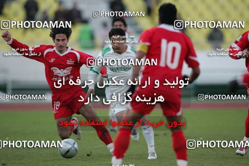 1574928, Tehran, , لیگ برتر فوتبال ایران، Persian Gulf Cup، Week 19، Second Leg، Persepolis 2 v 1 Shamoushak Noshahr on 2006/01/20 at Azadi Stadium