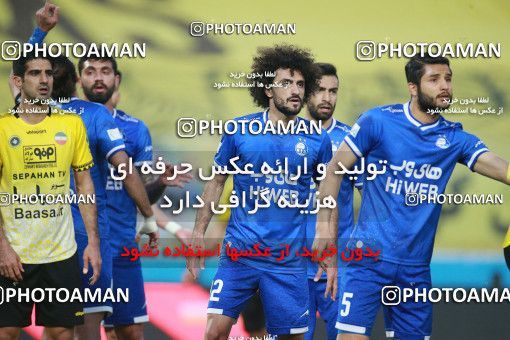 1584724, Isfahan, Iran, لیگ برتر فوتبال ایران، Persian Gulf Cup، Week 15، First Leg، Sepahan 2 v 0 Esteghlal on 2021/02/13 at Naghsh-e Jahan Stadium
