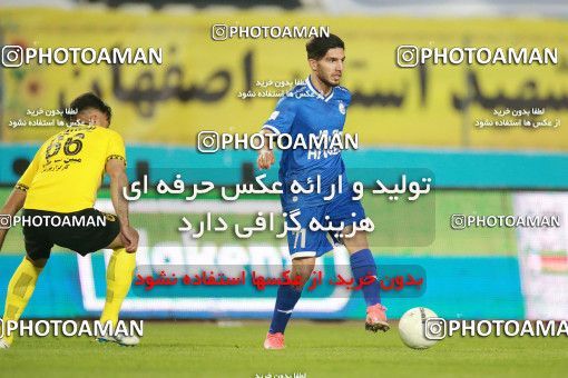 1584676, Isfahan, Iran, لیگ برتر فوتبال ایران، Persian Gulf Cup، Week 15، First Leg، Sepahan 2 v 0 Esteghlal on 2021/02/13 at Naghsh-e Jahan Stadium