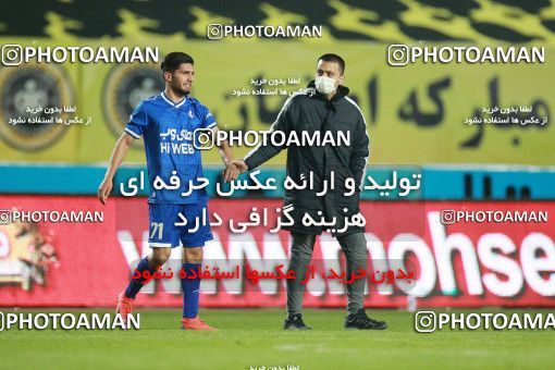 1584758, Isfahan, Iran, لیگ برتر فوتبال ایران، Persian Gulf Cup، Week 15، First Leg، Sepahan 2 v 0 Esteghlal on 2021/02/13 at Naghsh-e Jahan Stadium
