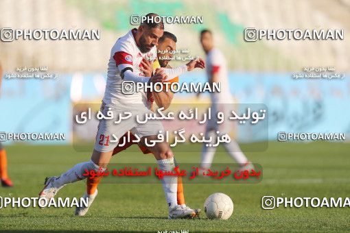 1584860, Tehran, , لیگ برتر فوتبال ایران، Persian Gulf Cup، Week 15، First Leg، Saipa 1 v 2 Tractor Sazi on 2021/02/14 at Shahid Dastgerdi Stadium