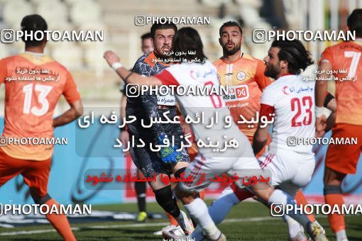 1585379, Tehran, , لیگ برتر فوتبال ایران، Persian Gulf Cup، Week 15، First Leg، Saipa 1 v 2 Tractor Sazi on 2021/02/14 at Shahid Dastgerdi Stadium