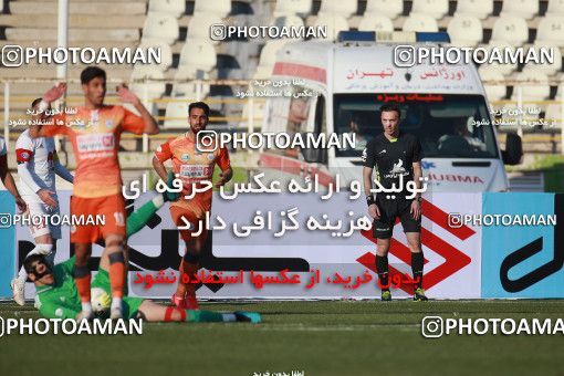 1585530, Tehran, , لیگ برتر فوتبال ایران، Persian Gulf Cup، Week 15، First Leg، Saipa 1 v 2 Tractor Sazi on 2021/02/14 at Shahid Dastgerdi Stadium