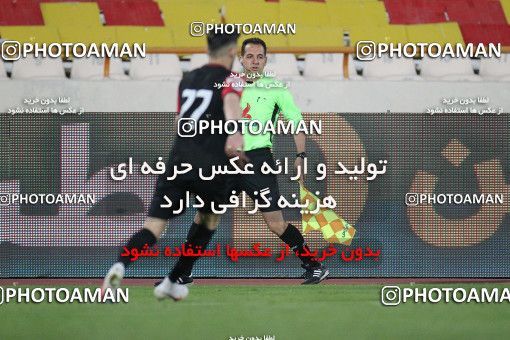 1585242, Tehran, Iran, لیگ برتر فوتبال ایران، Persian Gulf Cup، Week 15، First Leg، Persepolis 1 v 0 Paykan on 2021/02/14 at Azadi Stadium