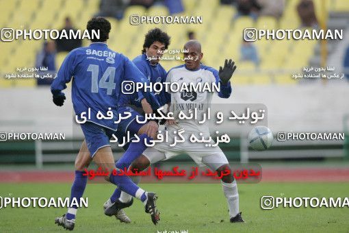 1590542, Tehran, , لیگ برتر فوتبال ایران، Persian Gulf Cup، Week 20، Second Leg، Esteghlal 1 v 0 Esteghlal Ahvaz on 2006/01/27 at Azadi Stadium