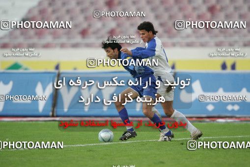 1590549, Tehran, , لیگ برتر فوتبال ایران، Persian Gulf Cup، Week 20، Second Leg، Esteghlal 1 v 0 Esteghlal Ahvaz on 2006/01/27 at Azadi Stadium