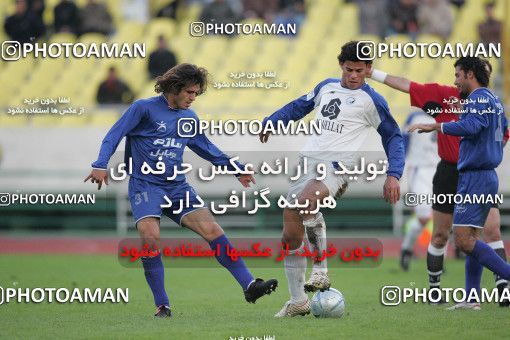1590553, Tehran, , لیگ برتر فوتبال ایران، Persian Gulf Cup، Week 20، Second Leg، Esteghlal 1 v 0 Esteghlal Ahvaz on 2006/01/27 at Azadi Stadium