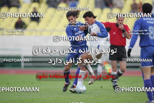 1590591, Tehran, , لیگ برتر فوتبال ایران، Persian Gulf Cup، Week 20، Second Leg، Esteghlal 1 v 0 Esteghlal Ahvaz on 2006/01/27 at Azadi Stadium
