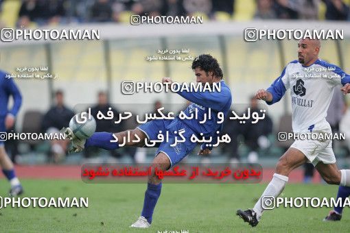 1590523, Tehran, , لیگ برتر فوتبال ایران، Persian Gulf Cup، Week 20، Second Leg، Esteghlal 1 v 0 Esteghlal Ahvaz on 2006/01/27 at Azadi Stadium