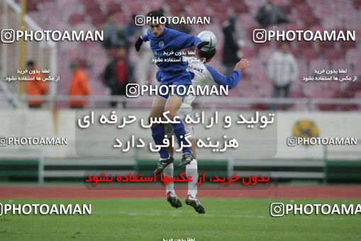 1590522, Tehran, , لیگ برتر فوتبال ایران، Persian Gulf Cup، Week 20، Second Leg، Esteghlal 1 v 0 Esteghlal Ahvaz on 2006/01/27 at Azadi Stadium
