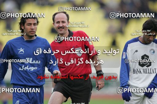 1590519, Tehran, , لیگ برتر فوتبال ایران، Persian Gulf Cup، Week 20، Second Leg، Esteghlal 1 v 0 Esteghlal Ahvaz on 2006/01/27 at Azadi Stadium