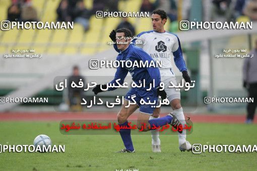 1590610, Tehran, , لیگ برتر فوتبال ایران، Persian Gulf Cup، Week 20، Second Leg، Esteghlal 1 v 0 Esteghlal Ahvaz on 2006/01/27 at Azadi Stadium