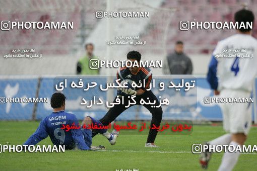 1590620, Tehran, , لیگ برتر فوتبال ایران، Persian Gulf Cup، Week 20، Second Leg، Esteghlal 1 v 0 Esteghlal Ahvaz on 2006/01/27 at Azadi Stadium
