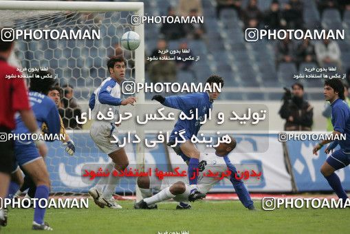 1590559, Tehran, , لیگ برتر فوتبال ایران، Persian Gulf Cup، Week 20، Second Leg، Esteghlal 1 v 0 Esteghlal Ahvaz on 2006/01/27 at Azadi Stadium