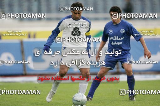 1590617, Tehran, , لیگ برتر فوتبال ایران، Persian Gulf Cup، Week 20، Second Leg، Esteghlal 1 v 0 Esteghlal Ahvaz on 2006/01/27 at Azadi Stadium