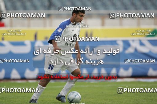 1590538, Tehran, , لیگ برتر فوتبال ایران، Persian Gulf Cup، Week 20، Second Leg، Esteghlal 1 v 0 Esteghlal Ahvaz on 2006/01/27 at Azadi Stadium