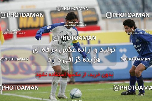 1590505, Tehran, , لیگ برتر فوتبال ایران، Persian Gulf Cup، Week 20، Second Leg، Esteghlal 1 v 0 Esteghlal Ahvaz on 2006/01/27 at Azadi Stadium