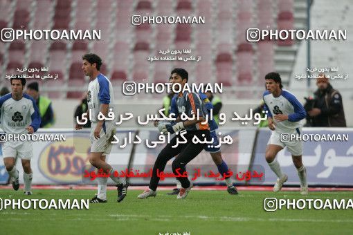 1590557, Tehran, , لیگ برتر فوتبال ایران، Persian Gulf Cup، Week 20، Second Leg، Esteghlal 1 v 0 Esteghlal Ahvaz on 2006/01/27 at Azadi Stadium