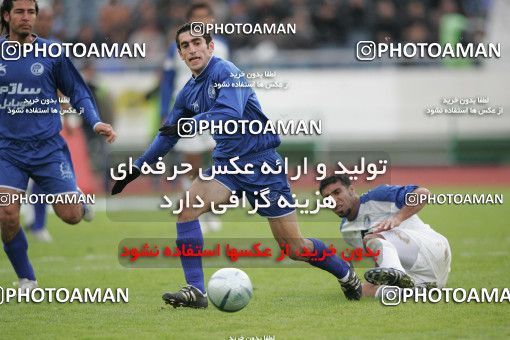 1590541, Tehran, , لیگ برتر فوتبال ایران، Persian Gulf Cup، Week 20، Second Leg، Esteghlal 1 v 0 Esteghlal Ahvaz on 2006/01/27 at Azadi Stadium