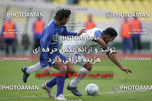 1590537, Tehran, , لیگ برتر فوتبال ایران، Persian Gulf Cup، Week 20، Second Leg، Esteghlal 1 v 0 Esteghlal Ahvaz on 2006/01/27 at Azadi Stadium
