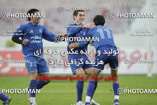 1591022, Tehran, Iran, لیگ برتر فوتبال ایران، Persian Gulf Cup، Week 22، Second Leg، Esteghlal 2 v 1 Sepahan on 2006/02/12 at Azadi Stadium