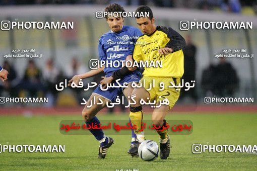 1591089, لیگ برتر فوتبال ایران، Persian Gulf Cup، Week 22، Second Leg، 2006/02/12، Tehran، Azadi Stadium، Esteghlal 2 - ۱ Sepahan