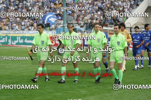 1593470, لیگ برتر فوتبال ایران، Persian Gulf Cup، Week 30، Second Leg، 2006/04/21، Tehran، Azadi Stadium، Esteghlal 4 - ۱ Bargh Shiraz