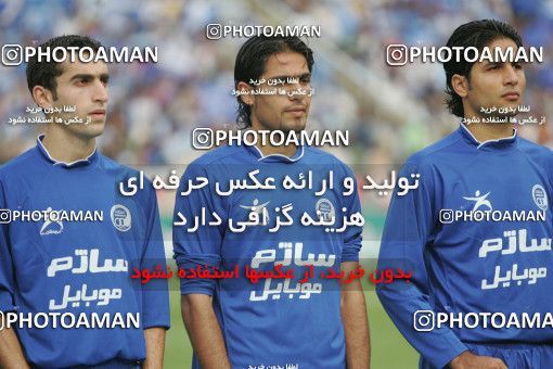 1593530, لیگ برتر فوتبال ایران، Persian Gulf Cup، Week 30، Second Leg، 2006/04/21، Tehran، Azadi Stadium، Esteghlal 4 - ۱ Bargh Shiraz