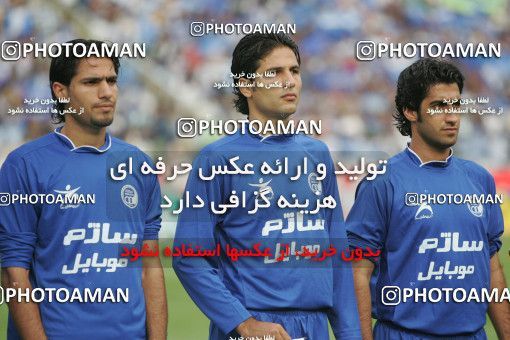1593414, لیگ برتر فوتبال ایران، Persian Gulf Cup، Week 30، Second Leg، 2006/04/21، Tehran، Azadi Stadium، Esteghlal 4 - ۱ Bargh Shiraz