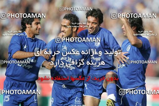 1593803, Tehran, , لیگ برتر فوتبال ایران، Persian Gulf Cup، Week 30، Second Leg، Esteghlal 4 v 1 Bargh Shiraz on 2006/04/21 at Azadi Stadium