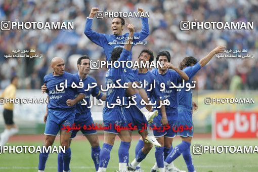 1593739, Tehran, , لیگ برتر فوتبال ایران، Persian Gulf Cup، Week 30، Second Leg، Esteghlal 4 v 1 Bargh Shiraz on 2006/04/21 at Azadi Stadium