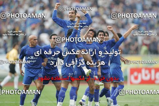 1593608, Tehran, , لیگ برتر فوتبال ایران، Persian Gulf Cup، Week 30، Second Leg، Esteghlal 4 v 1 Bargh Shiraz on 2006/04/21 at Azadi Stadium