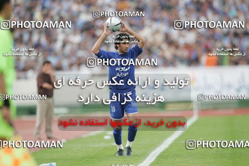1593645, Tehran, , لیگ برتر فوتبال ایران، Persian Gulf Cup، Week 30، Second Leg، Esteghlal 4 v 1 Bargh Shiraz on 2006/04/21 at Azadi Stadium