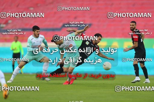 1598327, Tehran, Iran, لیگ برتر فوتبال ایران، Persian Gulf Cup، Week 16، Second Leg، Persepolis 1 v 0 Saipa on 2021/03/01 at Azadi Stadium