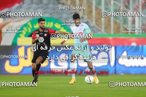 1598300, Tehran, Iran, لیگ برتر فوتبال ایران، Persian Gulf Cup، Week 16، Second Leg، Persepolis 1 v 0 Saipa on 2021/03/01 at Azadi Stadium
