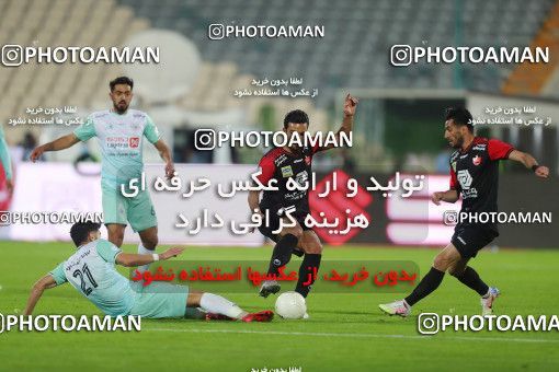 1598333, لیگ برتر فوتبال ایران، Persian Gulf Cup، Week 16، Second Leg، 2021/03/01، Tehran، Azadi Stadium، Persepolis 1 - 0 Saipa