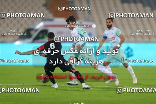 1598313, Tehran, Iran, لیگ برتر فوتبال ایران، Persian Gulf Cup، Week 16، Second Leg، Persepolis 1 v 0 Saipa on 2021/03/01 at Azadi Stadium