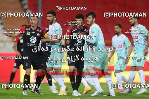 1598298, Tehran, Iran, لیگ برتر فوتبال ایران، Persian Gulf Cup، Week 16، Second Leg، Persepolis 1 v 0 Saipa on 2021/03/01 at Azadi Stadium