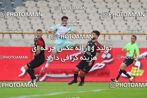 1598319, Tehran, Iran, لیگ برتر فوتبال ایران، Persian Gulf Cup، Week 16، Second Leg، Persepolis 1 v 0 Saipa on 2021/03/01 at Azadi Stadium