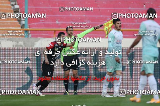 1598532, Tehran, Iran, لیگ برتر فوتبال ایران، Persian Gulf Cup، Week 16، Second Leg، Persepolis 1 v 0 Saipa on 2021/03/01 at Azadi Stadium